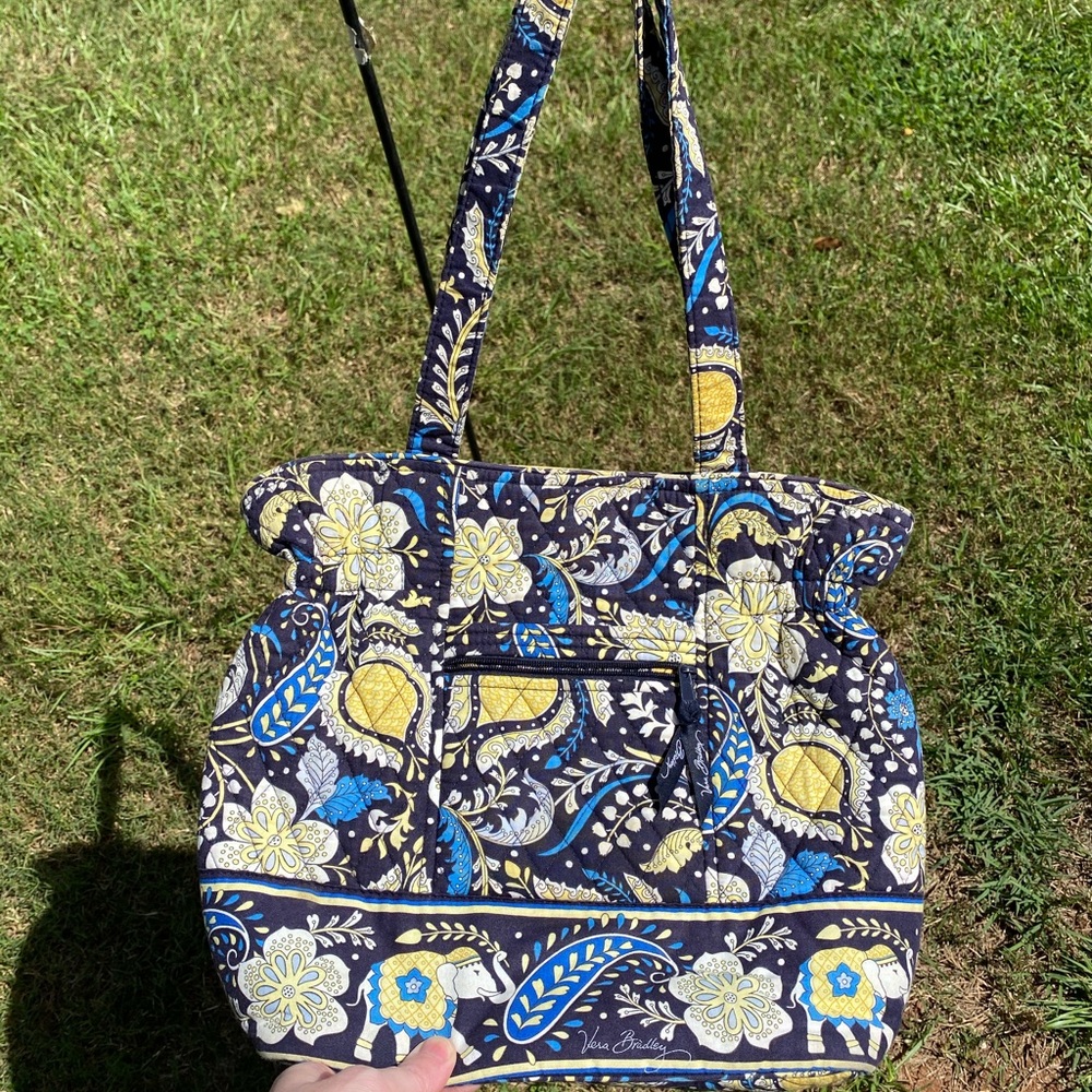 Vera Bradley blue Ellie Elephant bag